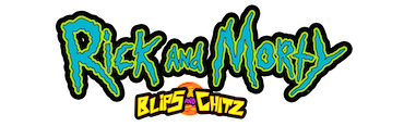 Rick and Morty Blips and Chitz Logo